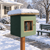 DIY project. Community Library Outdoor Lending Neighborhood Shared Sidewalk Blessing Box Little Free Pantry Street - Digital Download Only DIY project. Community Library Outdoor Lending Neighborhood Shared Sidewalk Blessing Box Little Free Pantry Street - Digital Download Only