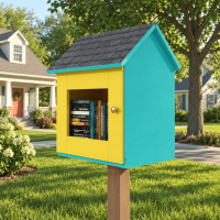 DIY project. Outdoor Lending Library Community Neighborhood Shared Sidewalk Blessing Box Little Free Pantry - Digital Download Only DIY project. Outdoor Lending Library Community Neighborhood Shared Sidewalk Blessing Box Little Free Pantry - Digital Download Only