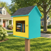 DIY project. Outdoor Lending Library Community Neighborhood Shared Sidewalk Blessing Box Little Free Pantry - Digital Download Only