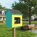 DIY project. Outdoor Lending Library Community Neighborhood Shared Sidewalk Blessing Box Little Free Pantry - Digital Download Only