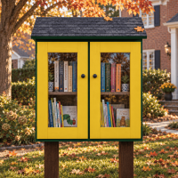 DIY project. Outdoor Library Neighborhood Community Shared Loan Blessing Box Little Free Pantry Street Sidewalk - Digital Download Only DIY project. Outdoor Library Neighborhood Community Shared Loan Blessing Box Little Free Pantry Street Sidewalk - Digital Download Only