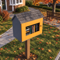 DIY project. Outdoor Shared Library Community Neighborhood Sidewalk Loan Tiny Blessing Box Little Free Pantry Street - Digital Download Only DIY project. Outdoor Shared Library Community Neighborhood Sidewalk Loan Tiny Blessing Box Little Free Pantry Street - Digital Download Only