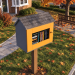 DIY project. Outdoor Shared Library Community Neighborhood Sidewalk Loan Tiny Blessing Box Little Free Pantry Street - Digital Download Only