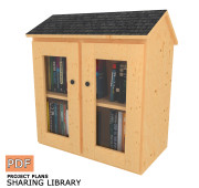 DIY project. Outdoor Shared Library Lending Neighborhood Sidewalk Loan Street Blessing Box Little Free Pantry - Digital Download Only DIY project. Outdoor Shared Library Lending Neighborhood Sidewalk Loan Street Blessing Box Little Free Pantry - Digital Download Only
