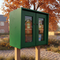 DIY project. Sidewalk Street Library Neighborhood Shared Loan Tiny Community Blessing Box Little Free Pantry Outdoor - Digital Download Only DIY project. Sidewalk Street Library Neighborhood Shared Loan Tiny Community Blessing Box Little Free Pantry Outdoor - Digital Download Only