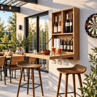 DIY wall bar plan, "drinky shelf", liquor bar, portable bar PDF - - Digital Download Only DIY wall bar plan, "drinky shelf", liquor bar, portable bar PDF - - Digital Download Only