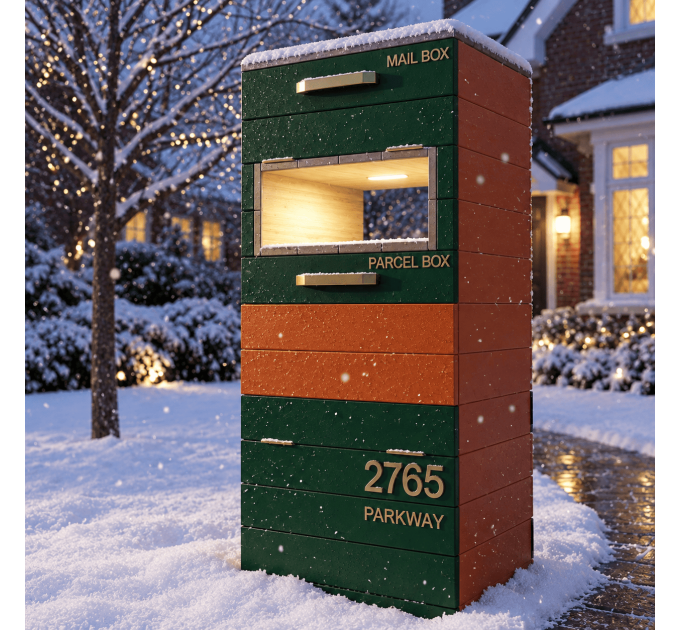 DIY Parcel Box with Mail - Upgrade Your Package Delivery System - Get Our Step-by-Step Plans Now