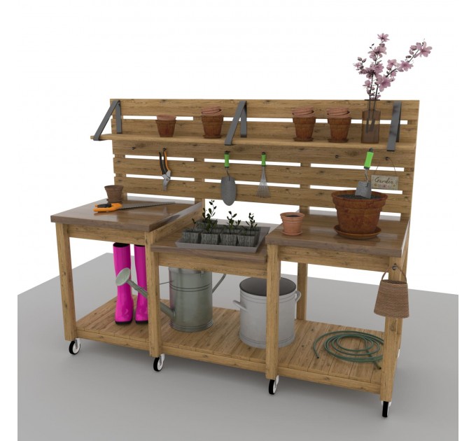 DIY Potting Bench Plan – Outdoor Gardening Table for Gardeners