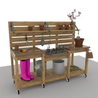 Gardening Station – DIY Garden Workbench, Outdoor Potting Bench - Digital Download Only