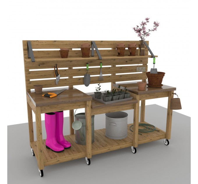 DIY Potting Bench Plan – Outdoor Gardening Table for Gardeners