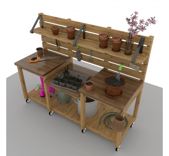 DIY Potting Bench Plan – Outdoor Gardening Table for Gardeners