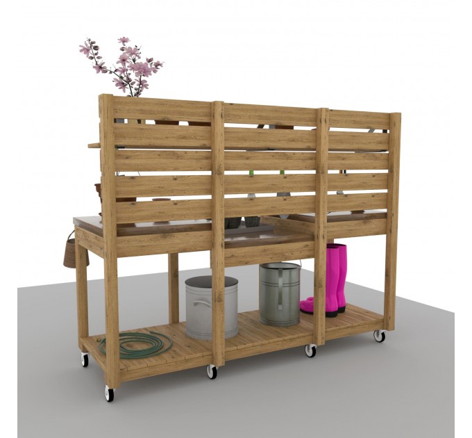 DIY Potting Bench Plan – Outdoor Gardening Table for Gardeners