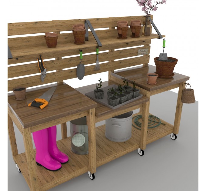 DIY Potting Bench Plan – Outdoor Gardening Table for Gardeners