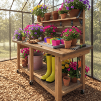 DIY Potting Table Plans – Outdoor Gardening Bench, Garden Work Table - Digital Download Only DIY Potting Table Plans – Outdoor Gardening Bench, Garden Work Table - Digital Download Only