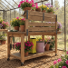 Potting Gardening Table Plans – Build Your Own Outdoor Garden Bench