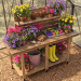 Potting Gardening Table Plans – Build Your Own Outdoor Garden Bench