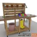 Potting Gardening Table Plans – Build Your Own Outdoor Garden Bench