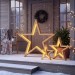 Decorative Star Project Plan: Full Woodworking Template for Large LED Christmas Decor
