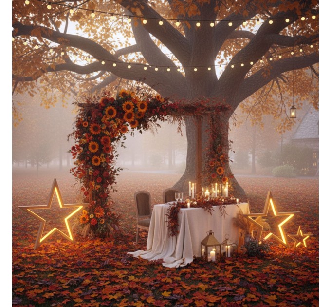 Decorative Star Project Plan: Full Woodworking Template for Large LED Christmas Decor