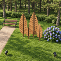 Giant Wooden Leaf DIY Plans, Outdoor Garden Sculpture Decor (Digital Download) Giant Wooden Leaf DIY Plans, Outdoor Garden Sculpture Decor (Digital Download)