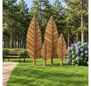 Giant Wooden Leaf DIY Plans, Outdoor Garden Sculpture Decor (Digital Download) Giant Wooden Leaf DIY Plans, Outdoor Garden Sculpture Decor (Digital Download)
