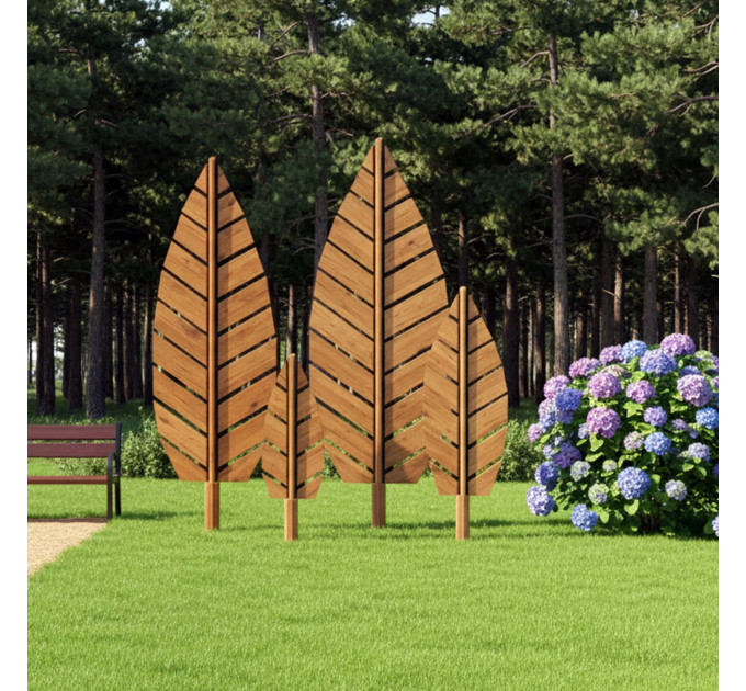 Giant Wooden Leaf DIY Plans – Outdoor Garden Sculpture & Yard Decor