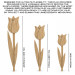 Giant Wooden Tulip DIY Plans – Modern Outdoor Garden Sculpture & Yard Decor