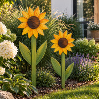 Giant Wooden Sunflower DIY Plans, Modern Garden Sculpture (Digital Download) Giant Wooden Sunflower DIY Plans, Modern Garden Sculpture (Digital Download)