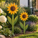 Giant Wooden Sunflower DIY Plans – Modern Outdoor Garden Sculpture & Yard Decor