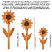 Giant Wooden Sunflower DIY Plans – Modern Outdoor Garden Sculpture & Yard Decor