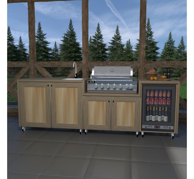 Create Your Own Outdoor Grill Kitchen with Our Digital Download