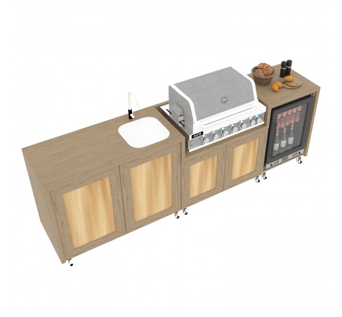 Create Your Own Outdoor Grill Kitchen with Our Digital Download