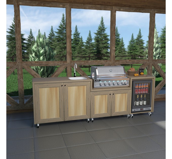 Create Your Own Outdoor Grill Kitchen with Our Digital Download