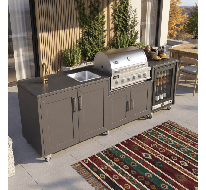 Create Your Own Outdoor Grill Kitchen with Our Digital Download