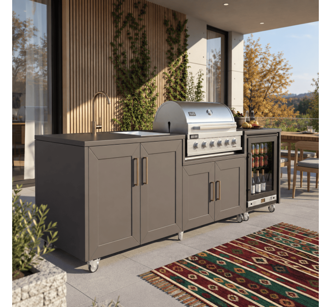 Create Your Own Outdoor Grill Kitchen with Our Digital Download