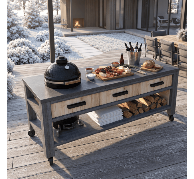 DIY Outdoor Kitchen Table Plans - Wooden Kitchen Instructions