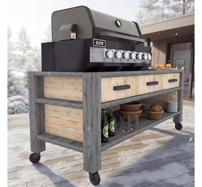 DIY Outdoor Kitchen Table Plans - Wooden Kitchen Instructions