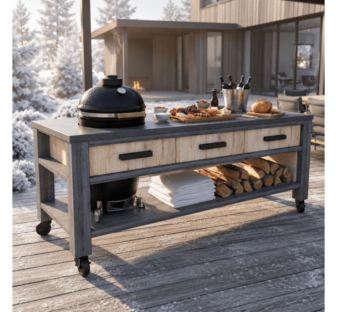 DIY Outdoor Kitchen Table Plans - Wooden Kitchen Instructions