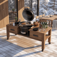 Complete Guide to Building a Wooden Outdoor Kitchen - Digital Download Only