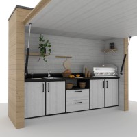 DIY Grill Shelter with Closing Panels, BBQ Shed - Digital Download Only