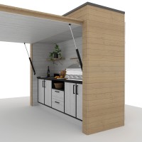 DIY Grill Shelter with Closing Panels, BBQ Shed - Digital Download Only