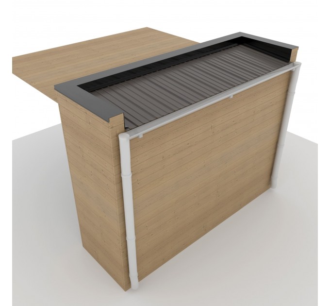 DIY Grill Shelter Plans – BBQ Shed Kit with Closing Panels