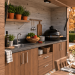 DIY Grill Shelter Plans – BBQ Shed Kit with Closing Panels