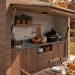 DIY Grill Shelter Plans – BBQ Shed Kit with Closing Panels