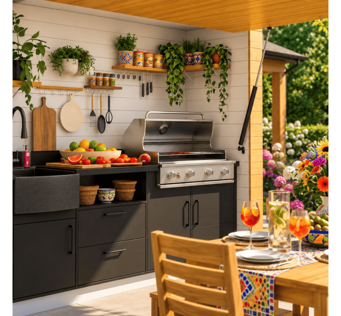 Build Your Own BBQ Haven: DIY Grill Shed Station - Instant Digital Download