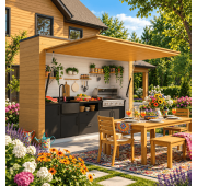 BBQ closable space, DIY Grill Shed Station - Digital Download Only BBQ closable space, DIY Grill Shed Station - Digital Download Only