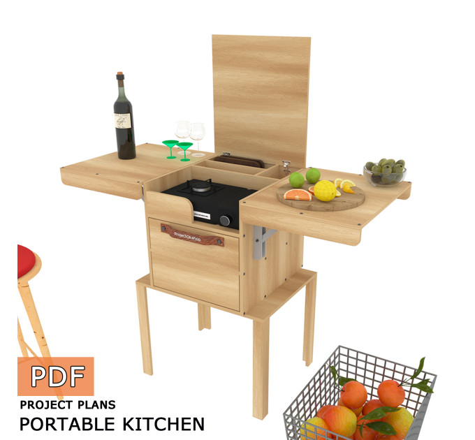 Create Your Own Portable Camping Kitchen with Digital Downloads