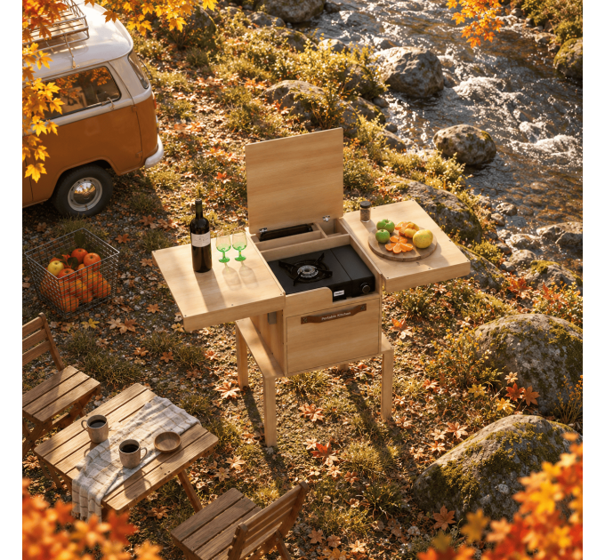 Create Your Own Portable Camping Kitchen with Digital Downloads