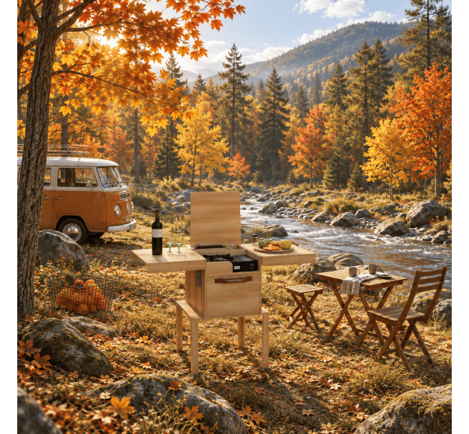 Create Your Own Portable Camping Kitchen with Digital Downloads