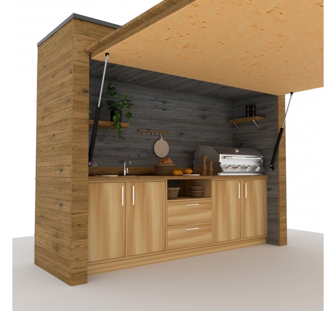 Build Your Own BBQ Haven: DIY Grill Shed Station - Instant Digital Download